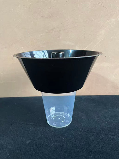 Trendy hot pot cup, double-layer catering cup, exclusive sample link (order quantity 2 sets, receive 2 sets). Bowl on top, cup on the bottom, suitable for snacks and drinks. Comes with a thick straw.