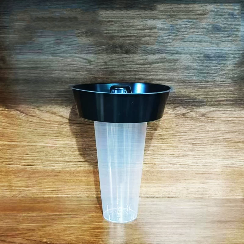 Trendy hot pot cup, double-layer catering cup, exclusive sample link (order quantity 2 sets, receive 2 sets). Bowl on top, cup on the bottom, suitable for snacks and drinks. Comes with a thick straw.