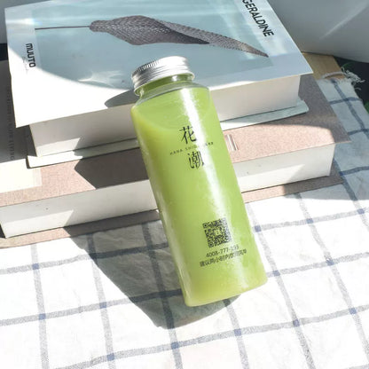 Minimalist Straight Plastic Beverage Bottles for Cold Brew Tea & Juice