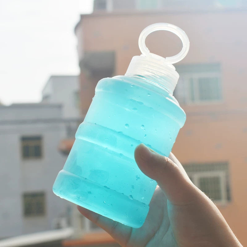 Mini Water Barrel Drink Bottle with Pull-Ring Cap