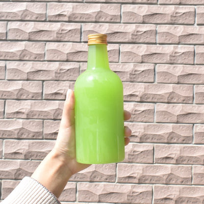 Clear PET Vodka Style Beverage Bottles with Aluminum Caps
